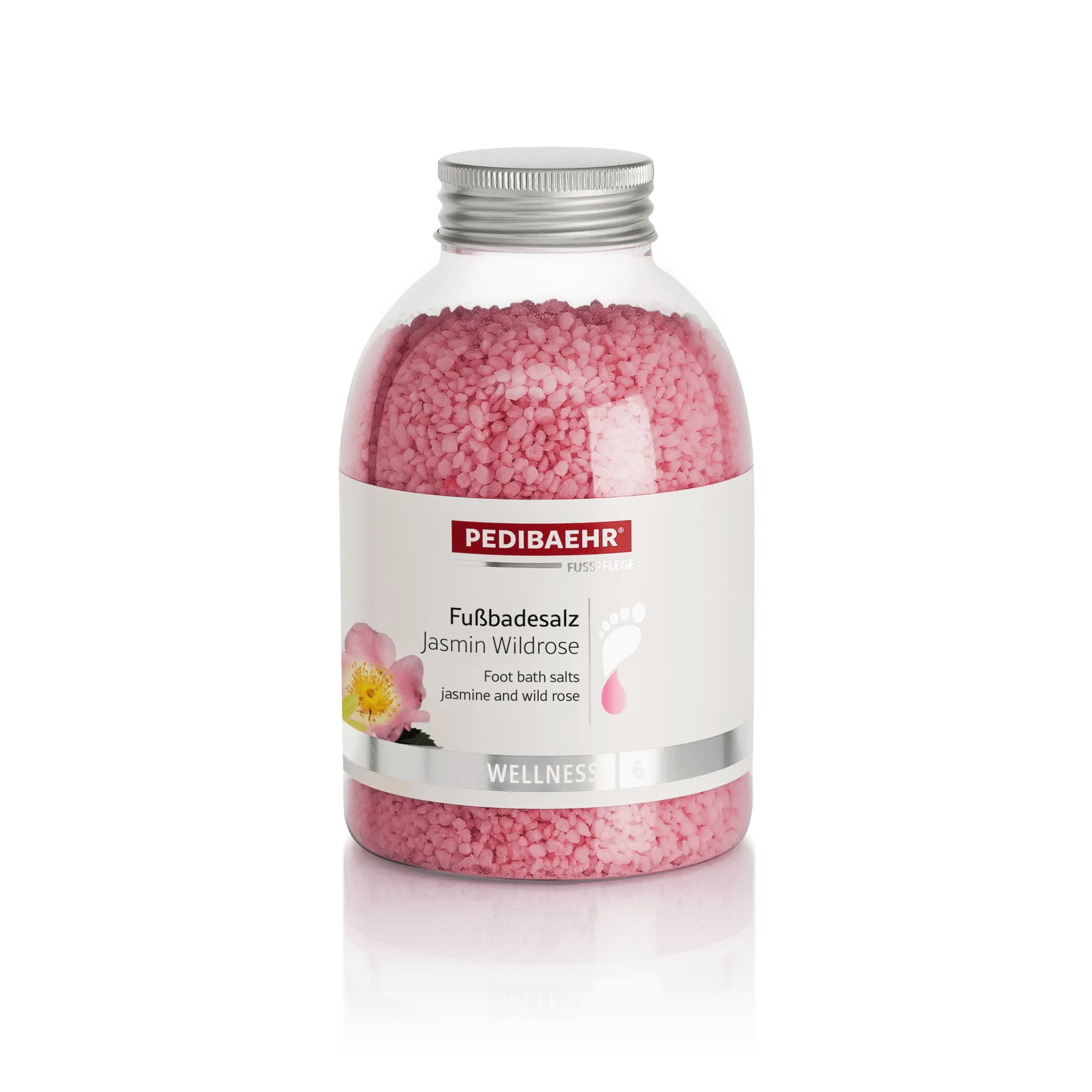Сіль для ванн з екстрактом жасмину та дикої троянди (FUSSBADESALZ JASMIN WILDROSE)