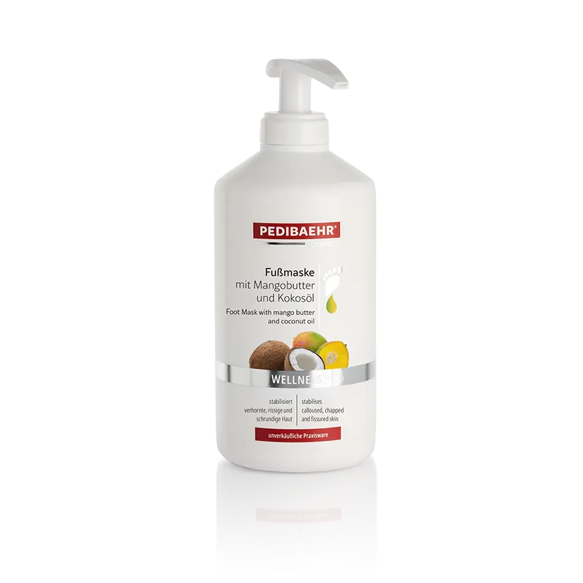 SPA маска для стоп з екстрактом манго та кокосу (FUSSMASKE MIT MANGOBUTTER UND KOKOSÖL)