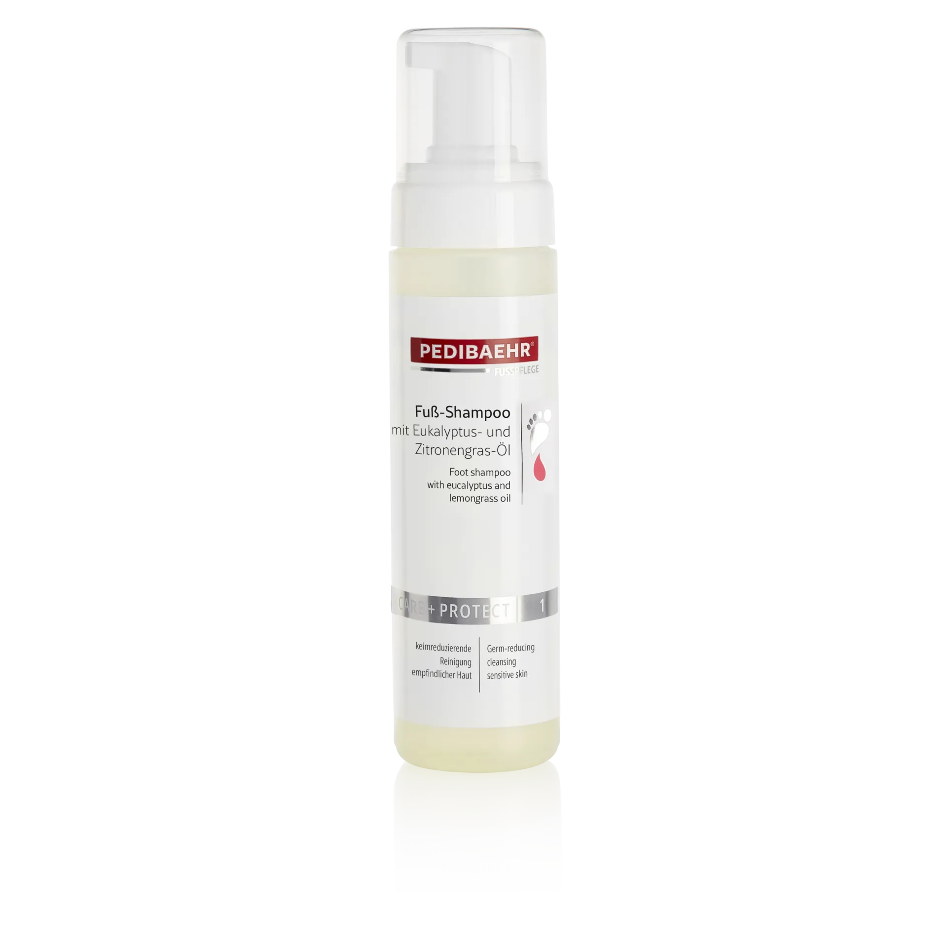 Шампунь для ніг з маслом евкаліпта та лемонграсу 200мл (FUSS-SHAMPOO MIT EUKALYPTUS/ZITRONENGRAS)
